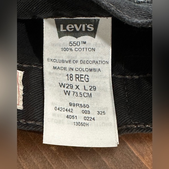 Levi’s black Jean shorts size 29 - Picture 5 of 8